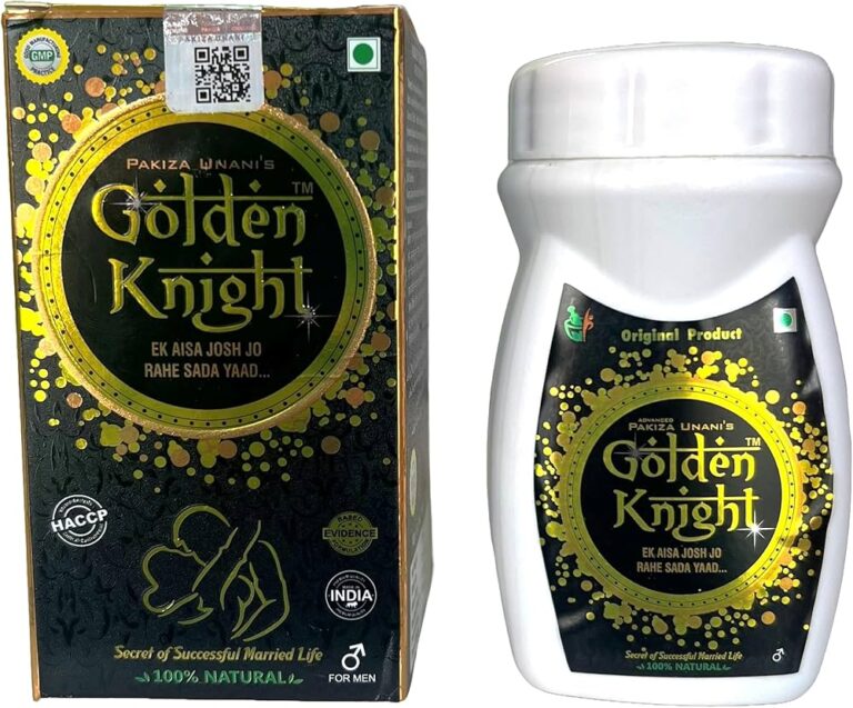 Golden Knight is a Unani herbal drug formulation. It might address the issues related to male debilities. Golden Knight contains a special blend of natural herbs and extracts which might improve overall problem