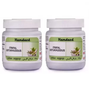 Hamdard Itrifal Ustukhuddus in a 150g pack of 2 is an Unani medicine primarily used as a brain tonic and a remedy for headaches, migraines, and digestive issues like constipation