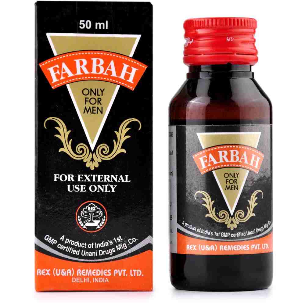 Rex Farbah Oil (50ml) Boost vitality, physical strength and stamina in men Rex Farbah Oil (50ml) Boost vitality, physical strength and stamina in men