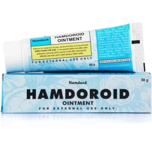 Hamdard Hamdoroid Ointment (50g) Ointment for piles, itching, swelling and heavy bleeding