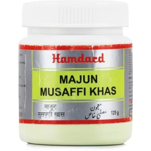 Hamdard Majun Musaffi Khas is a renowned Unani herbal medicine primarily used as a potent blood purifier to treat a variety of skin conditions caused by blood impurities.