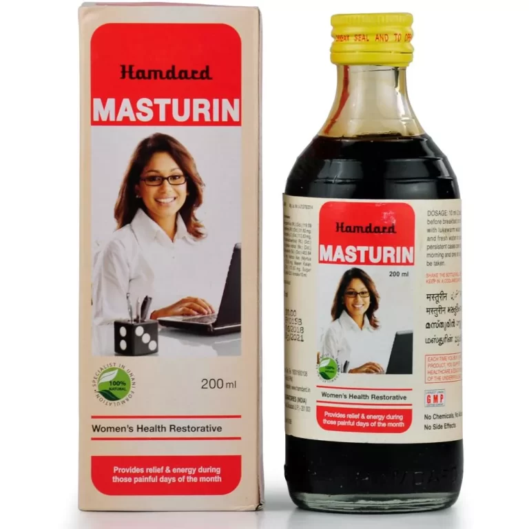 Hamdard Masturin Syrup is a popular Unani herbal tonic for women, formulated to address various female reproductive and uterine disorders and help regulate the menstrual cycle.